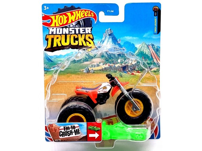 Hot Wheels Monster Trucks kaskaderske kousky Tri To Crush Me 1
