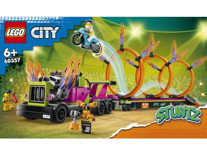 LEGO® City 60357 Tahač s ohnivými kruhy