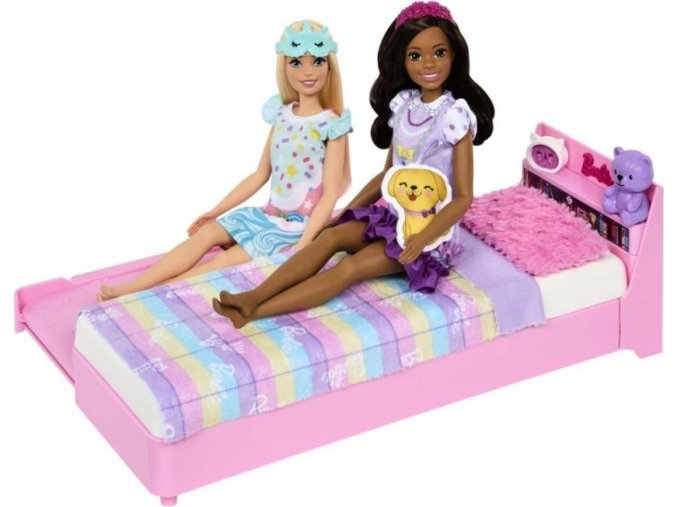 Barbie Moje první Barbie postýlka herní set