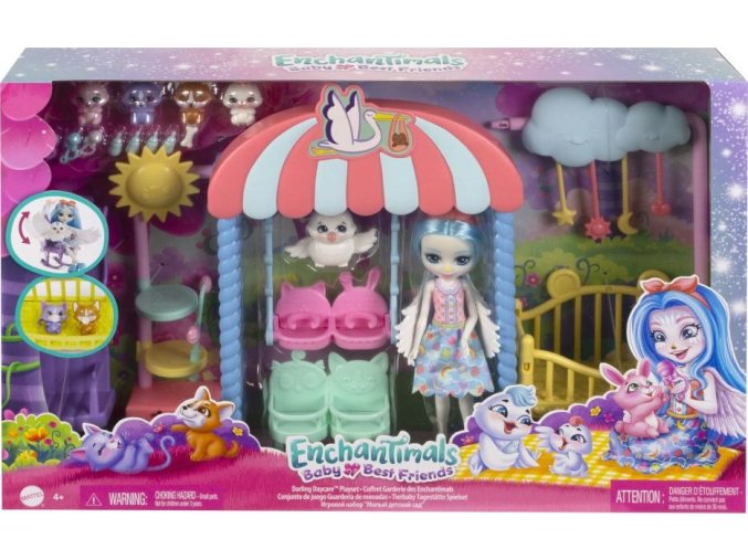 Enchantimals City Hravá školka Tails Main Street Pet Nursery Playset