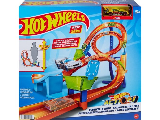 Hot Wheels® Vertikální osmičková dráha