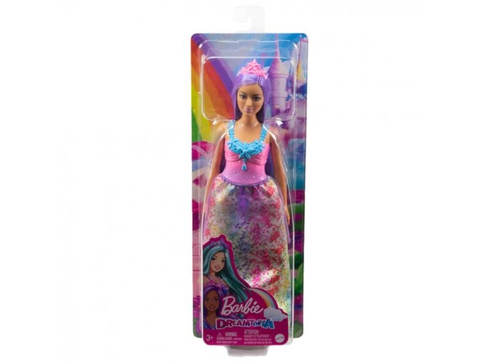 barbie dreamtopia panenka princess fialove vlasy 1