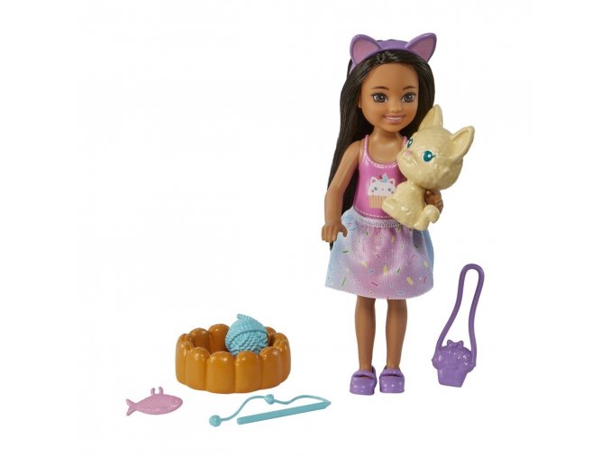 Barbie Chelsea & Haustiere - Cupcake & Kätzchen