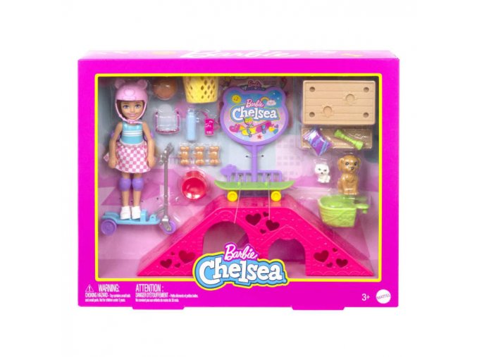 barbie chelsea skatepark herni set 1