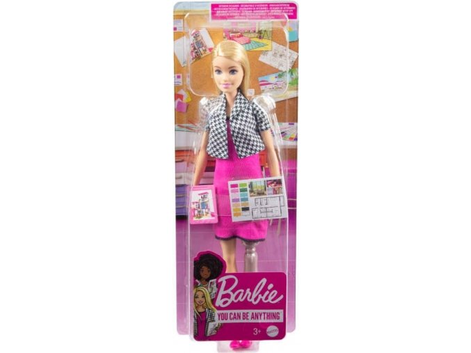 Barbie panenka návrhářka interiérů s protetickou nohou