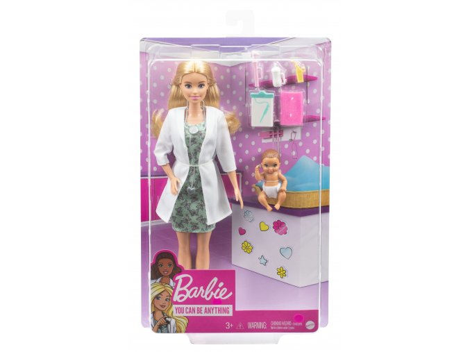 barbie panenka detska lekarka blondynka 1