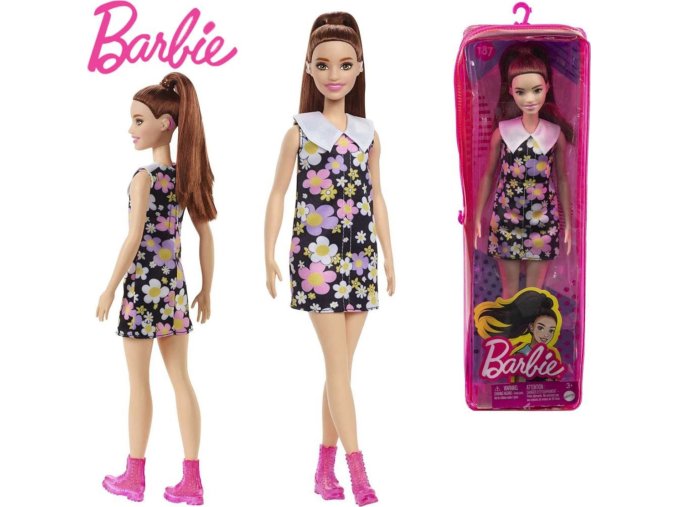 Barbie Fashionistas Puppe im Kleid mit Gänseblümchenmuster