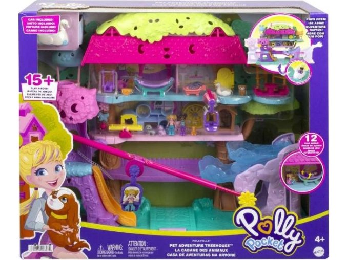 Polly Pocket Pollyville Tierparty Baumhaus