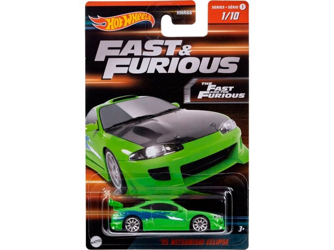 Hot Wheels Fast & Furious autíčko 95 Mitsubishi Eclipse