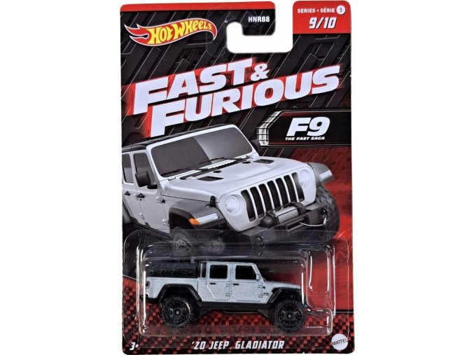 Hot Wheels Fast & Furious autíčko 20 Jeep Gladiator