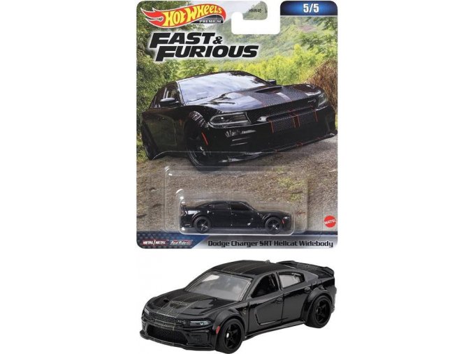 Hot Wheels Premium Fast & Furious Dodge Charger Hellcat Widebody