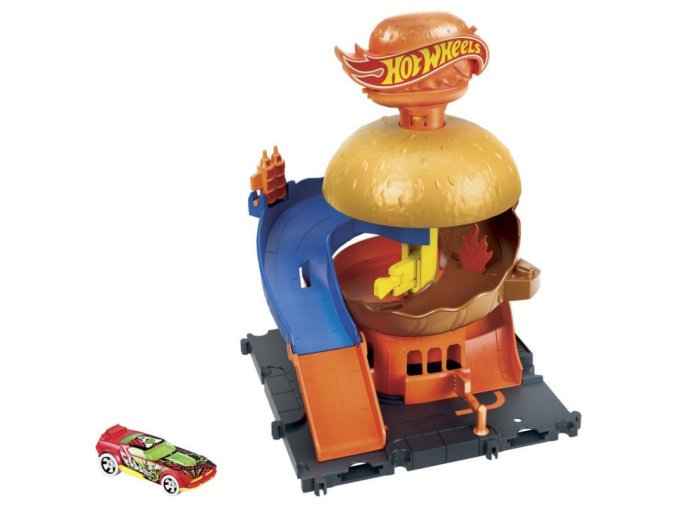 Hot Wheels City Downtown Burger Blitz