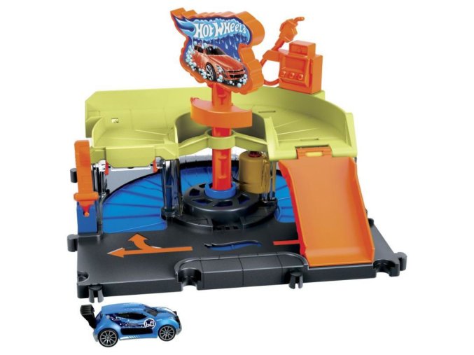 Hot Wheels City Downtown Car Wash Speed Clean