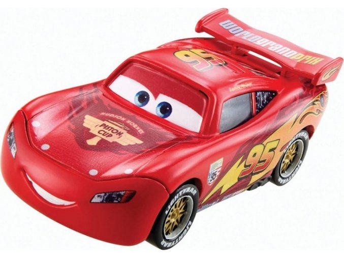 Disney Pixar Cars Die-Cast Lightning McQueen with Racing Wheels