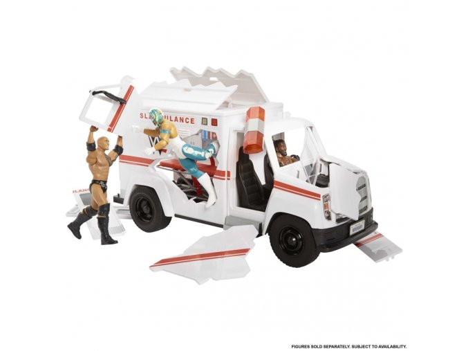 wwe vozidlo ambulance wrekkin slambulance 5