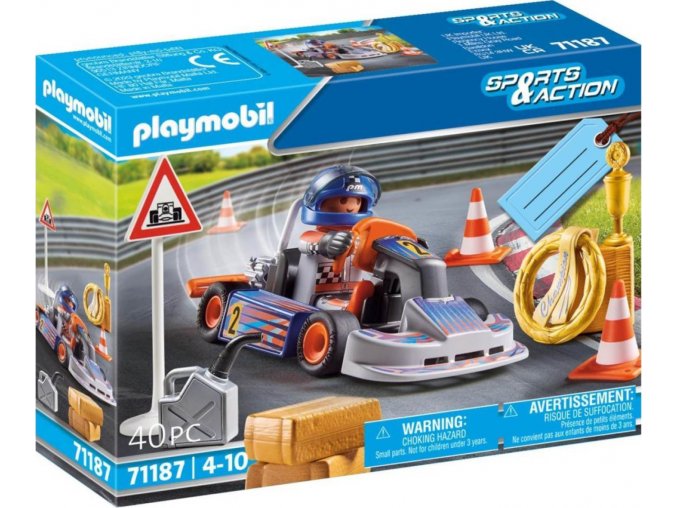 PLAYMOBIL® 71187 Motokárový závodník