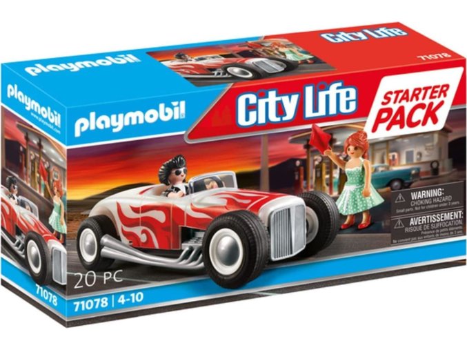 PLAYMOBIL® 71078 Starter Pack Hot Rod