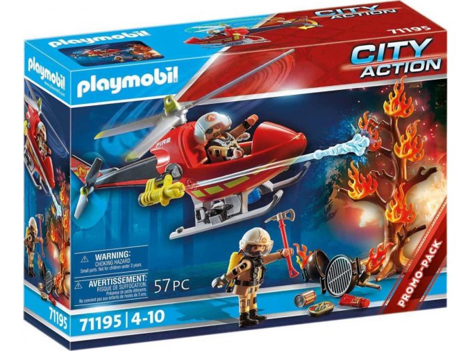 PLAYMOBIL® 71195 Hasičský vrtulník