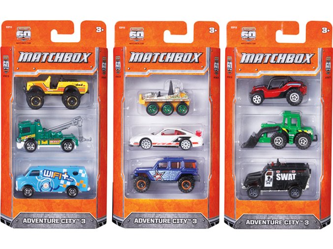 Matchbox 3KS ANGLIČÁK ASST