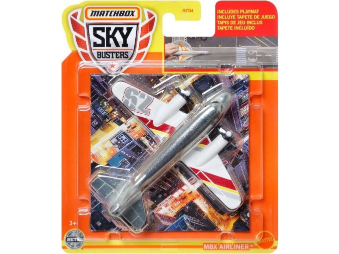 Matchbox® Skybusters Kovový model MBX AIRLINER, HHT38
