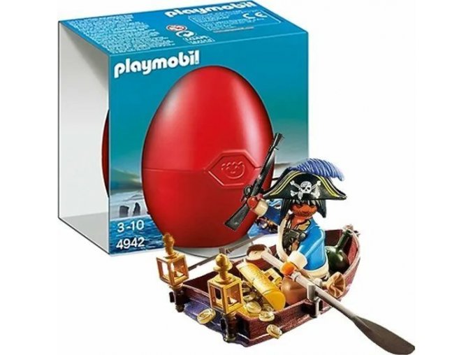 PLAYMOBIL® 4942 Pirát na veslařském člunu