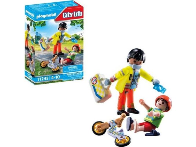 PLAYMOBIL® 71245 Záchranář s pacientem