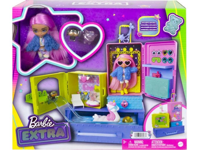 Barbie Extra minis panenka a mazlíčci