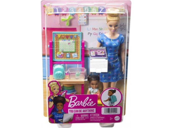 Barbie povolání Učitelka v modrých šatech