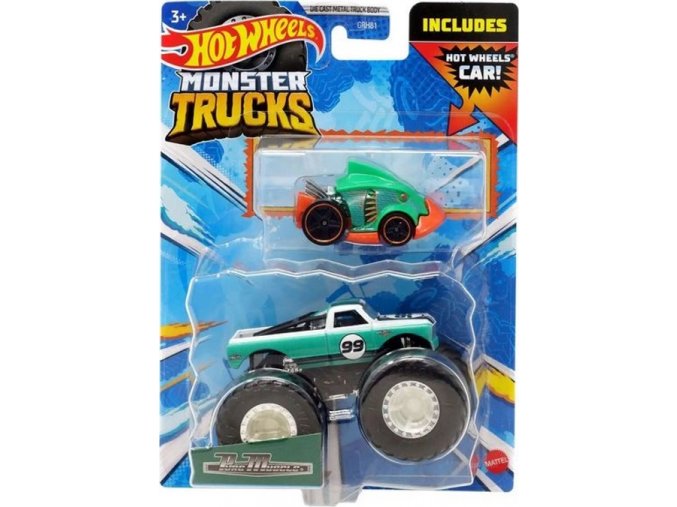 Hot Wheels® Monster Trucks s angličákem PURE MUSCLE HKM14
