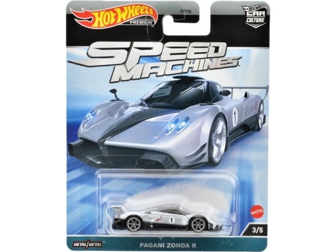 Hot Wheels Prémiové auta velikáni PAGANI ZONDA R