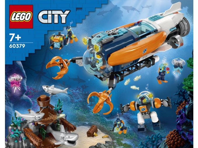 LEGO® City 60379 Hlubinná průzkumná ponorka