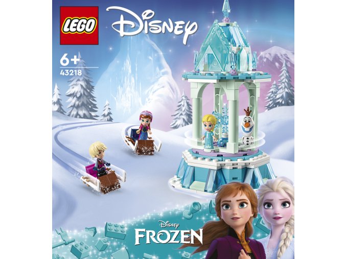 LEGO® Disney Princess™ 43218 Kouzelný kolotoč Anny a Elsy