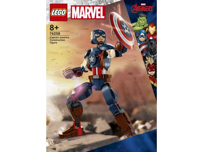 LEGO® Marvel 76258 Sestavitelná figurka: Captain America