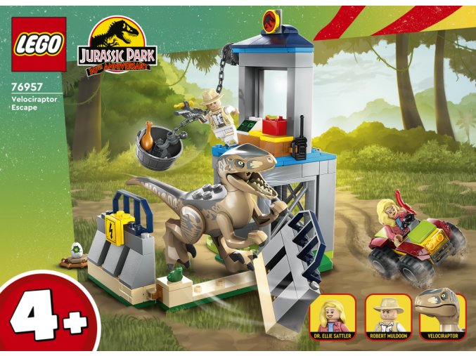 LEGO® Jurassic World™ 76957 Útěk velociraptora