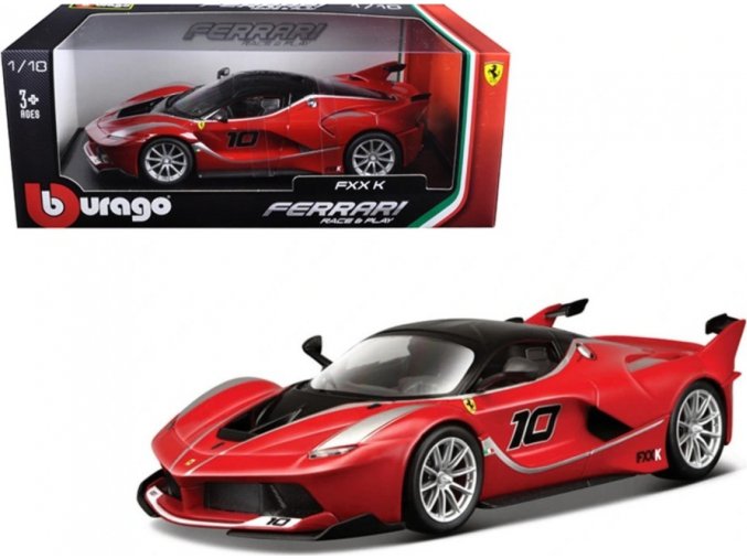 Bburago auto Ferrari TOP FXX K Red 1:18