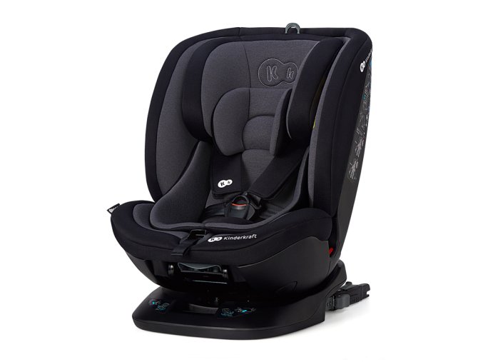 KINDERKRAFT Autosedačka Xpedition Isofix Black otočná 0-36 kg