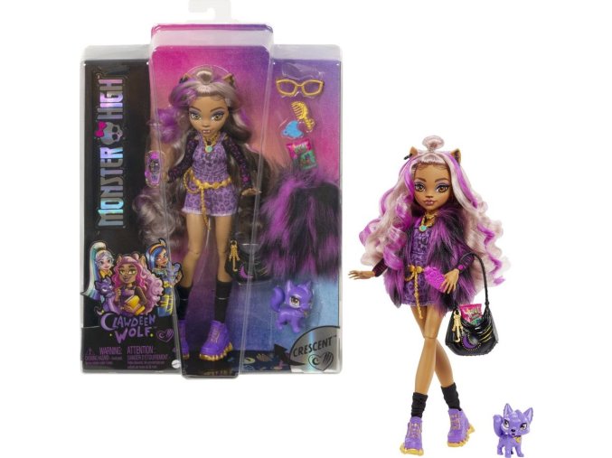 Monster High Panenka Monsterka  CLAWDEEN WOLF