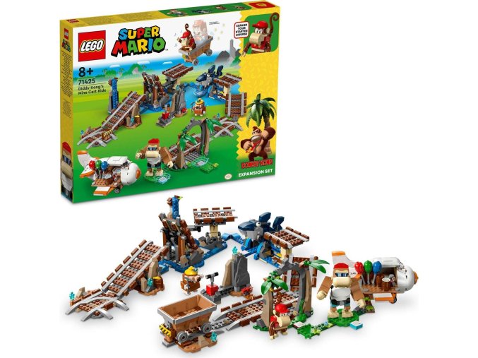 LEGO® Super Mario™ 71425 Diddy Kongova jízda v důlním vozíku – rozšiřující set