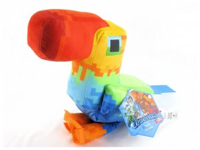 minecraft legends plysovy tropicky ptak 23 cm 1