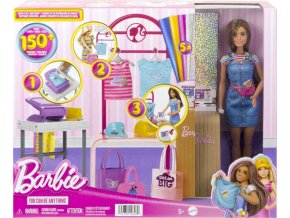 Barbie Módní design studio s panenkou