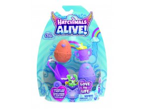 Hatchimals hrací set s kočárkem pro zvířátka