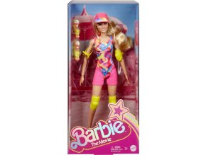 Barbie panenka ve filmovém oblečku na kolečkových bruslích