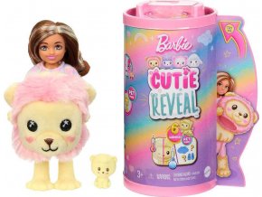 Barbie® Cutie Reveal™ Chelsea pastelová edice lev