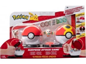 Pokémon Figurková bitva Surprise Attack Rockruff vs. Rowlet