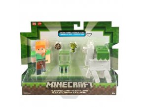 minecraft 8 cm figurka dvojbaleni alex a llama 1