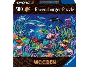 Dřevěné puzzle Podmořský svět 500 dílků