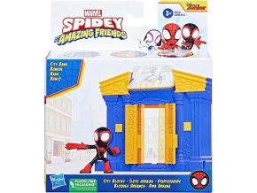 Spiderman SPIDEY AND HIS AMAZING FRIENDS City Blocks Miles Morales a banka