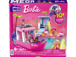 Mega construx Barbie Malibu loď snů