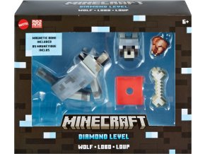 MINECRAFT Diamond Level Sběratelská figurka WOLF