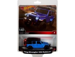 Hot Wheels Prémiové auto 1:43 JEEP WRANGLER 392 RUBICON